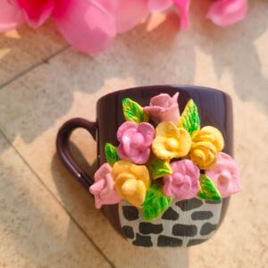 Flower Design Mini Cup